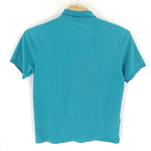 Tommy Bahama Shirt Mens Large Blue Polo Island Zone Checkered Tencel Outdoor - Picture 5 of 10